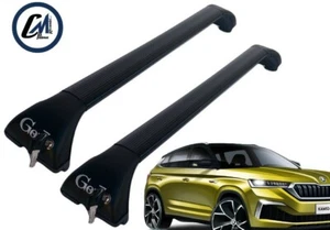 9200+9240 GEO BARRE PORTATUTTO NERE PER STATION WAGON GEV SKODA KAMIQ DAL 2019 - Imagen 1 de 10