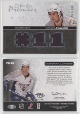 2007-08 O-Pee-Chee Premier Remnants Triples /100 David Legwand #PR-DL