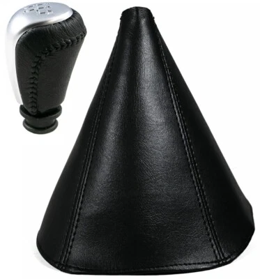 Pontiac GTO 2004-2006 6 velocidades manual perilla de cambio y bota costura negra Foto 1 de 4