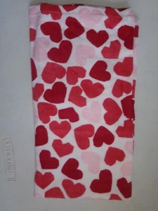 FULL UNCUT  VALENTINE ASSORTED COLORFUL HEARTS Print Cotton Kitchen Towel - Picture 1 of 1
