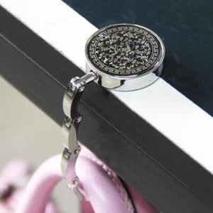 Portátil Plegable Plegable Mesa Monedero Bolso Gancho Percha Hogar Bolso Herramientas Y0B0 - Imagen 1 de 9