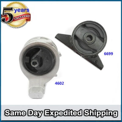 FRONT MOTOR MOUNT w/ AT 2PCS 6699 4602 For 2000-2005 MITSUBISHI ECLIPSE 2.4L - Image 1 of 4