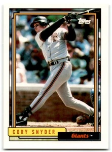 1992 Topps Traded Cory Snyder San Francisco Giants #107T - Picture 1 of 2