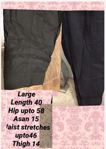 Ethnic Trendy Loose Cotton Pant Shalwar Large - Picture 1 of 2
