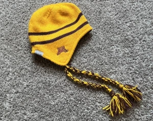 Columbia Brand University of Minnesota Beanie Hat Logo Ear Flap Tassles - Picture 1 of 4