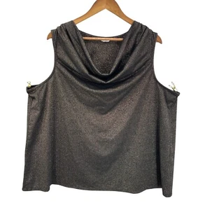 Cato Metallic Top Date Night Out Party Evening Glam Blouse Tank Size 22/24 3X - Picture 1 of 9