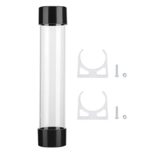 240/150/100mm Transparent Cylindrical Reservoir PC Water Cooling  Heat - Afbeelding 1 van 5