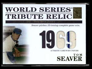 2003 Topps Tribute World Series Tom Seaver Tribute Relic #/425 Mets ES5520