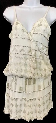 Macacão curto karina grimaldi branco frisado alça de espaguete drapeado frontal tamanho G - Imagem 1 de 4