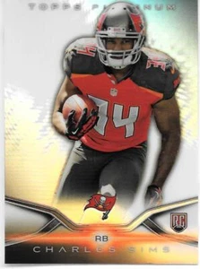 2014 Topps Platinum CHARLES SIMS Tampa Bay Buccaneers REFRACTOR Rookie RC #120 - Picture 1 of 1