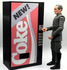 NUEVA MÁQUINA DE SODA DE COCA COLA PERSONALIZADA 6" figura STAR WARS GI JOE diorama PROP DISPLAY - Imagen 1 de 2