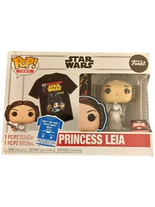 Funko Pop! Camiseta y figura mediana Star Wars Princesa Leia Target Con Excl. - Imagen 1 de 5