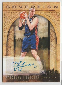 Zydrunas Ilgauskas 2018-19 Panini Court Kings Sovereign Signatures Autograph