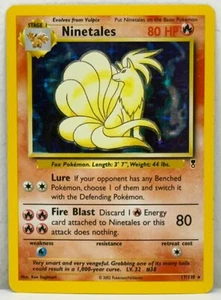 2002 Pokémon TCG Ninetales 17/110 Legendary Collection Unlimited Holo Rare Card - Picture 1 of 5