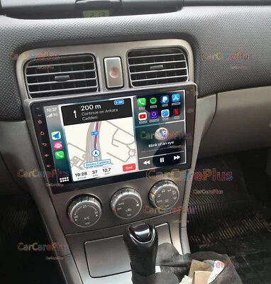 Wireless CarPlay Android 13.0 Car Stereo Radio GPS For 2002-2008 Subaru Forester Foto 1 de 4