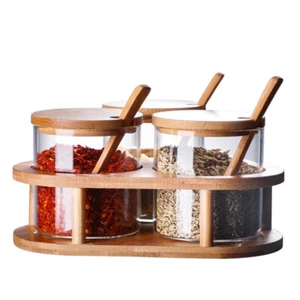 Condiment Jars Kitchen Gadgets Sugar Dispenser Tins Empty Seasoning Containers - Picture 1 of 12