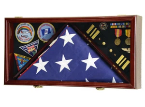 Flag Pins Medaillen Insignia Patches 3x5 4x6 5x9 Flaggen Vitrine Shadowbox Box - Bild 1 von 24