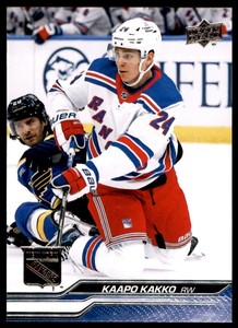 2023-24 Upper Deck #123 Kaapo Kakko Rangers *2222