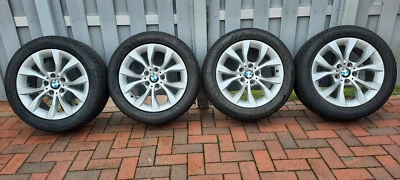 4 Orginal BMW-Felgen 7 1/2 JX17 Zoll mit Nankang Noble Sport NS-20  225/50 ZR17 - Bild 1 von 4