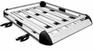 Roof Rack Aluminium tray load platform alloy expedition boxes explorer aero deck - Picture 1 of 3