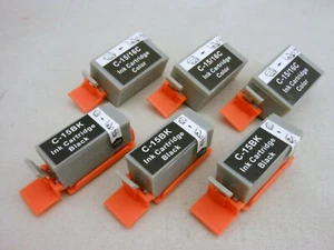 6pK BCI15 Black BCI16 Ciolor Ink Cartridge for Canon Pixma iP90 iP90V iP80 iP70 - Picture 1 of 3