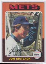 1975 TOPPS JON MATLACK NEW YORK METS #290