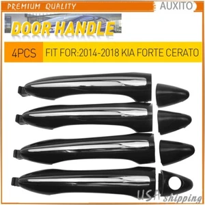 4x For 14-2018 Kia Forte Cerato Front Rear Right+Left Side Exterior Door Handle - Picture 1 of 33