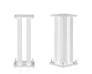 NORSTONE STYLUM SQUARE STAND WHITE SATIN COPPIA STAND NUOVI - Picture 1 of 2