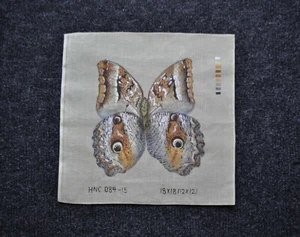 Lona pintada a mano punta pequeña Penélope lona búho mariposa - Imagen 1 de 4