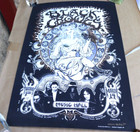 1995 BLACK CROWES TOUR CLEVELAND OHIO OH CONCERT POSTER SILKSCREEN SIGNED EMEK