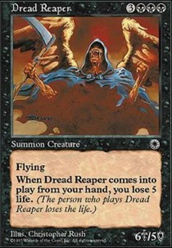 Dread Reaper ~ Moderately Played Portal 1 MTG Magic UltimateMTG Black Card - Image 1 of 1