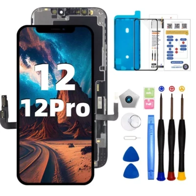 Display für iPhone 12 / 12 Pro LCD OLED HD Bildschirm Touch Screen Reparatur Set - Bild 1 von 4