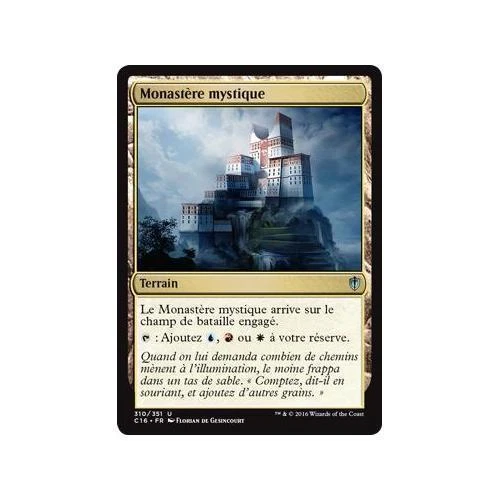 MTG Magic: Playset (4x) Monastery Mystique Commander 2016 French Version - Image 1 of 1