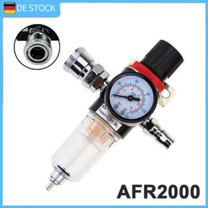 1/4" Druckluft Filter Druckminderer Wasserabscheider Ölabscheider Für Kompressor - Bild 1 von 7