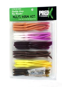 Drop Shotting Shot Fishing Worm Kit lure fishing kit soft baits,jig heads,hooks  - Picture 1 of 1