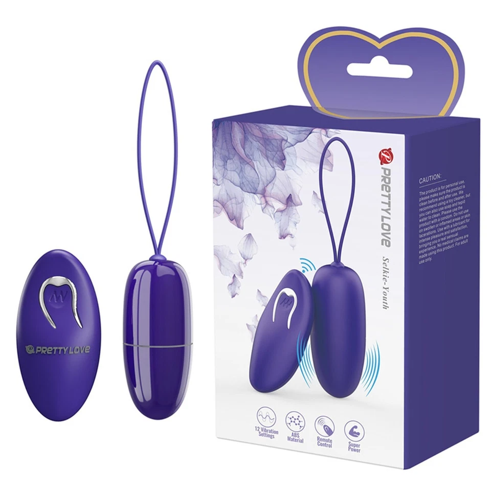 Vibro Funk Ei Vibrator Sexspielzeug Vaginakugel selkie blau - Bild 1 von 4