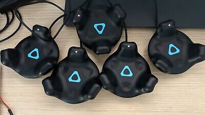 5 X HTC Vive Trackers V2.0 (2020) - Full Body Kit With Straps! • 300£
