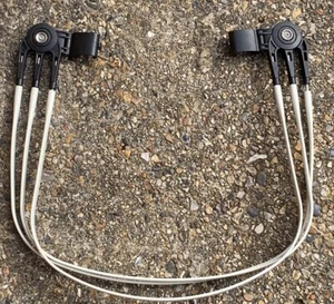 Bugaboo Donkey \ Buffalo Complete Hood Frame rods Clamps Extendable - Picture 1 of 1