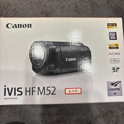 Canon iVIS HF M52 Full HD Camcorder 32GB Wi-Fi Video Camera Japan Tested Works - Image 1 of 4