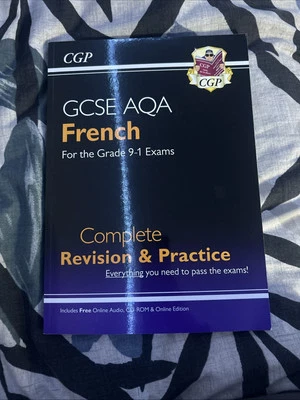 CGP GCSE AQA French Revision Practice Guide - Image 1 of 2