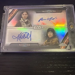 2023 Topps Star Wars Cromo Rosa Tico Kallie Lintra Doble Automático 12 de/25 - Imagen 1 de 2