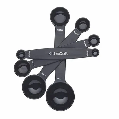 KitchenCraft Juego de cuchara medidora magnética de cuatro piezas de doble extremo Foto 1 de 4