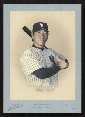 2005 Donruss Studio Hideki Matsui Portraits Diamond Kings Blue #/50 #SP-55 Card - Image 1 of 2