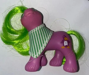 Vintage 1988 My Little Pony Baby Waddles - G1 lila grün Pinguin Junge Pony - MLP - SELTEN! - Bild 1 von 9
