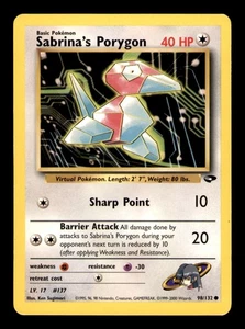Sabrina's Porygon Common Gym Challenge 098/132 HP - Picture 1 of 2