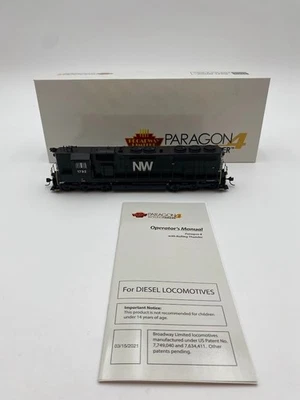 Broadway Limited Imports EMD SD45 N&W 1792 BlackWhite Paint Paragon4 Sound DC - Image 1 of 4