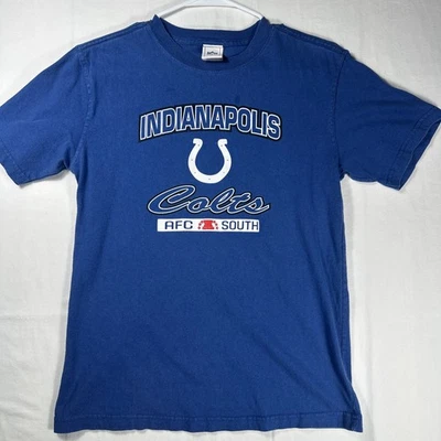 Indianapolis Colts AFC South Graphic Short Sleeve Boys Large Blue - Image 1 of 4