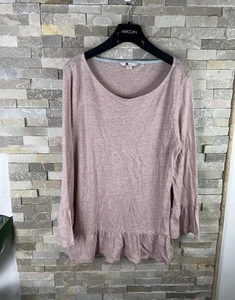 Boden Women's Size S 100% Linen Pink Top Blouse - Picture 1 of 6