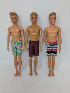 Mattel Ken Puppe blonde Haare - neu angezogen - 3 Stück - Bild 1 von 9