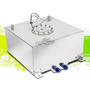 10 GALLON/37.9L LIGHTWEIGHT ALUMINUM GAS FUEL CELL TANK+SENDER 16.5"X16.5"X9" - Picture 1 of 7